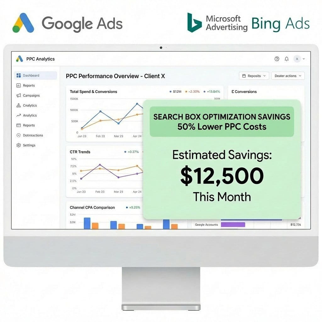 search box optimization savings